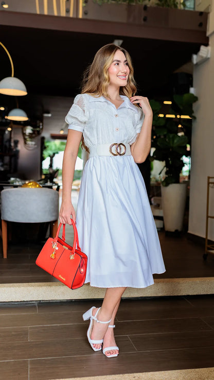 VESTIDO DAMA TORCHON- 023878