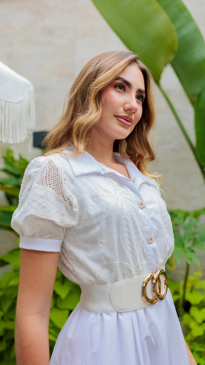 VESTIDO DAMA TORCHON- 023878