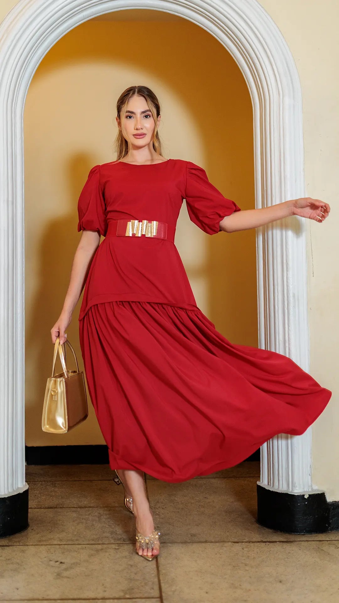 VESTIDO DAMA LARGO- 023881