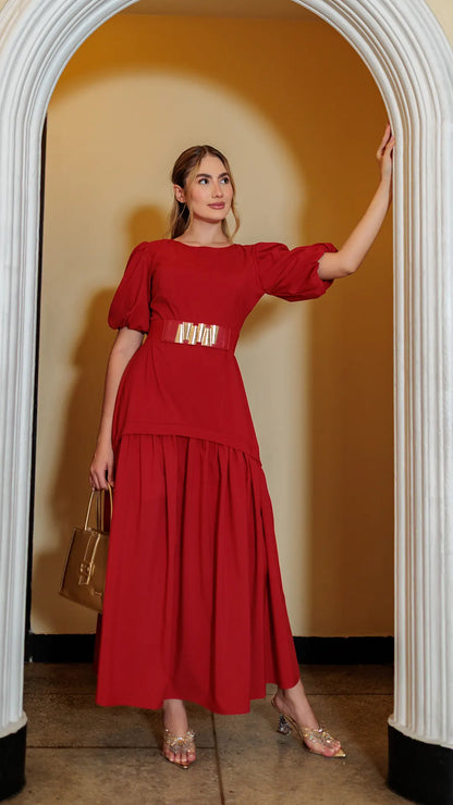 VESTIDO DAMA LARGO- 023881