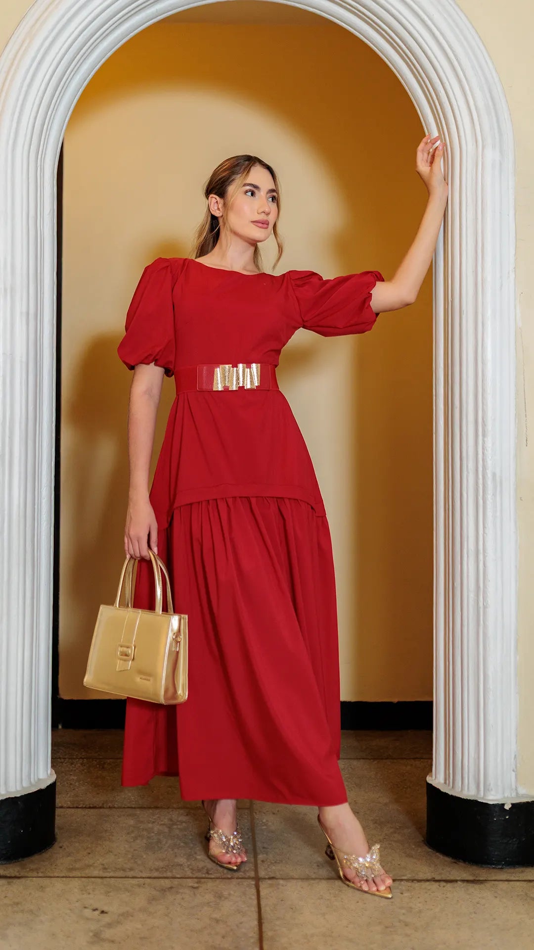 VESTIDO DAMA LARGO- 023881