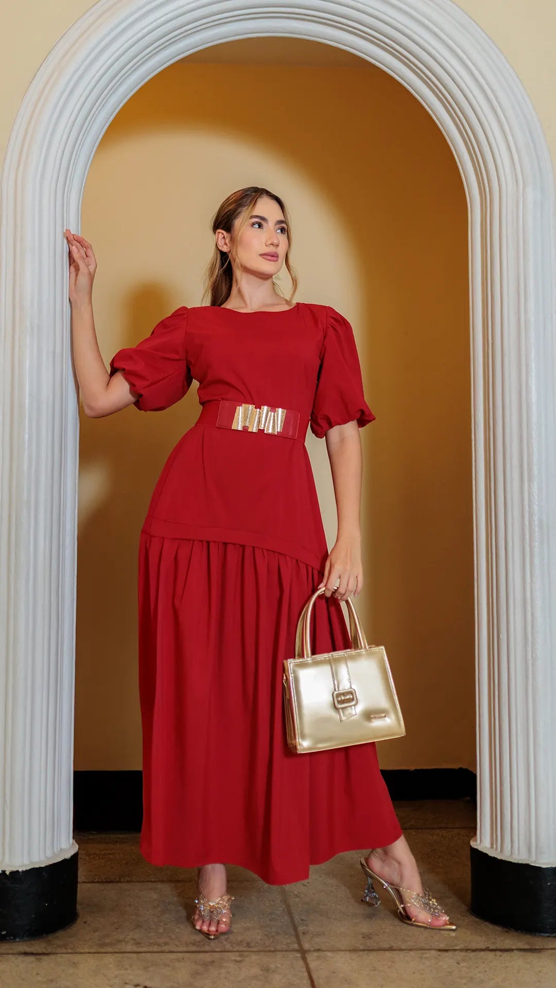 VESTIDO DAMA LARGO- 023881