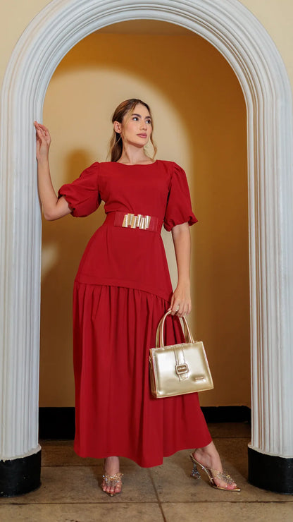 VESTIDO DAMA LARGO- 023881