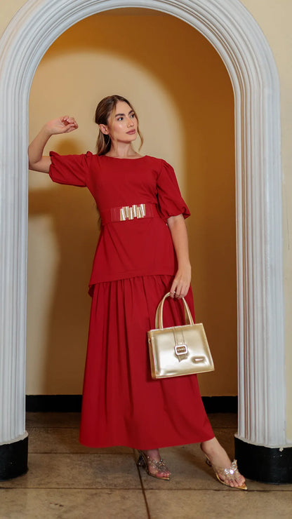 VESTIDO DAMA LARGO- 023881