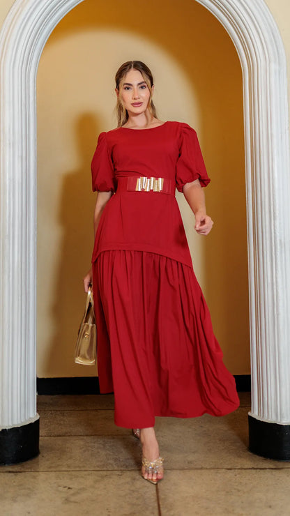 VESTIDO DAMA LARGO- 023881