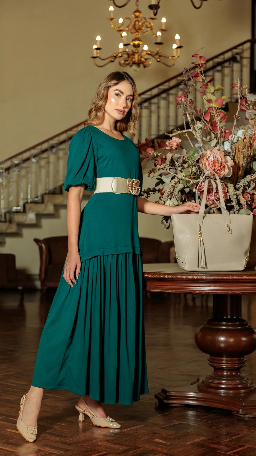 VESTIDO DAMA LARGO- 023881