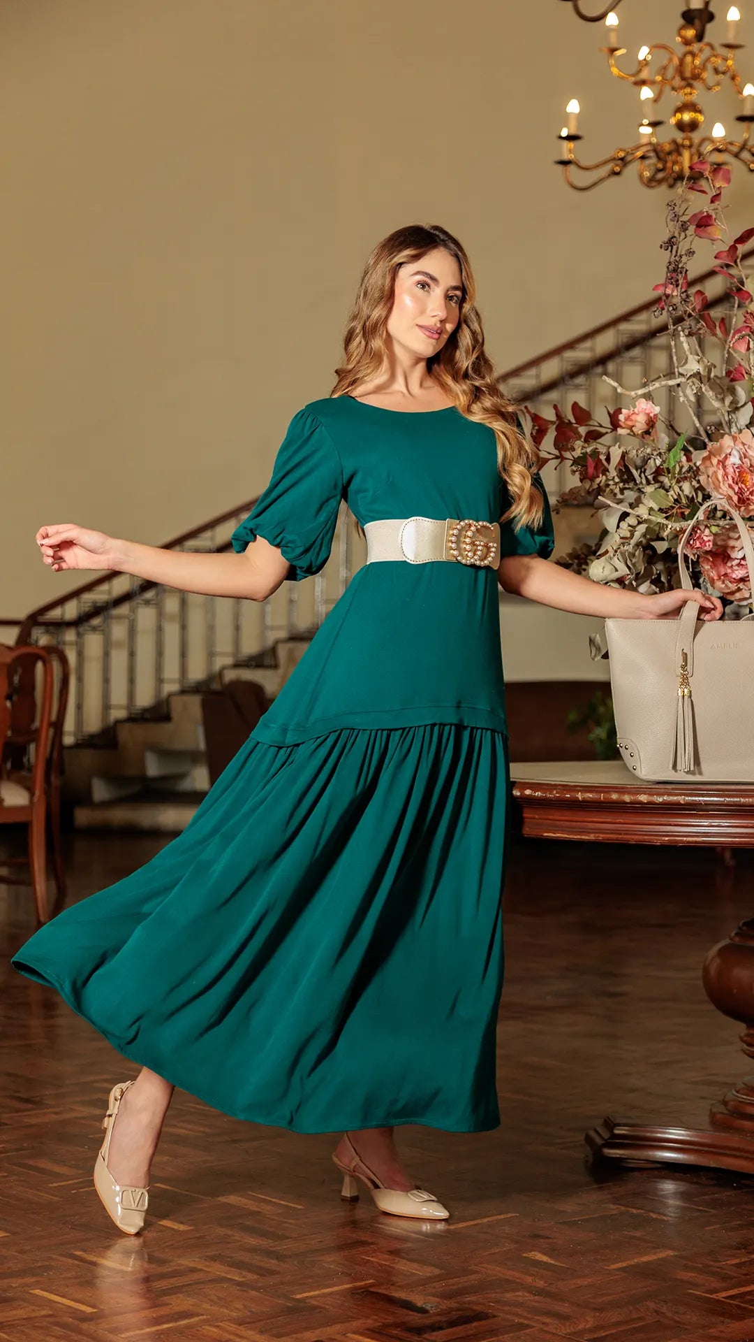 VESTIDO DAMA LARGO- 023881