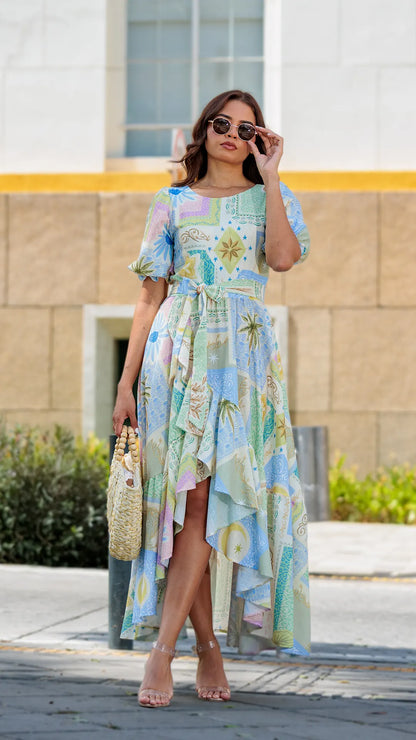 VESTIDO DAMA LINO- 023989