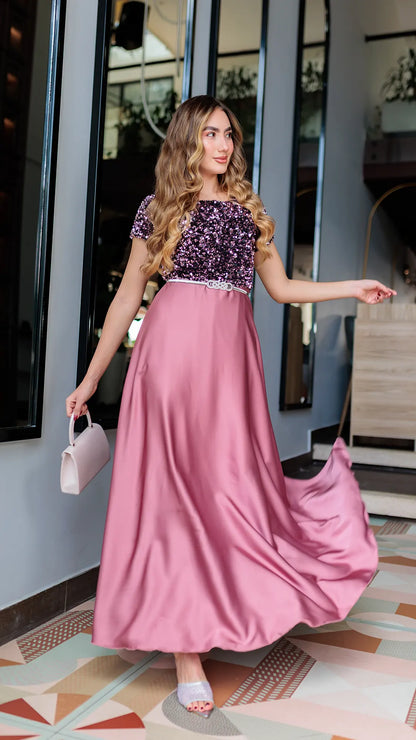 VESTIDO DAMA LENTEJUELA- 023892