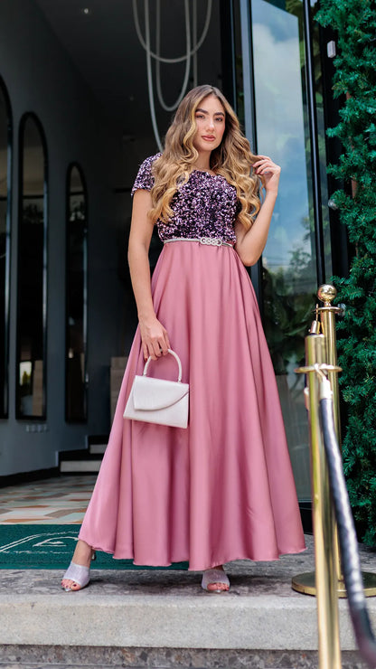 VESTIDO DAMA LENTEJUELA- 023892