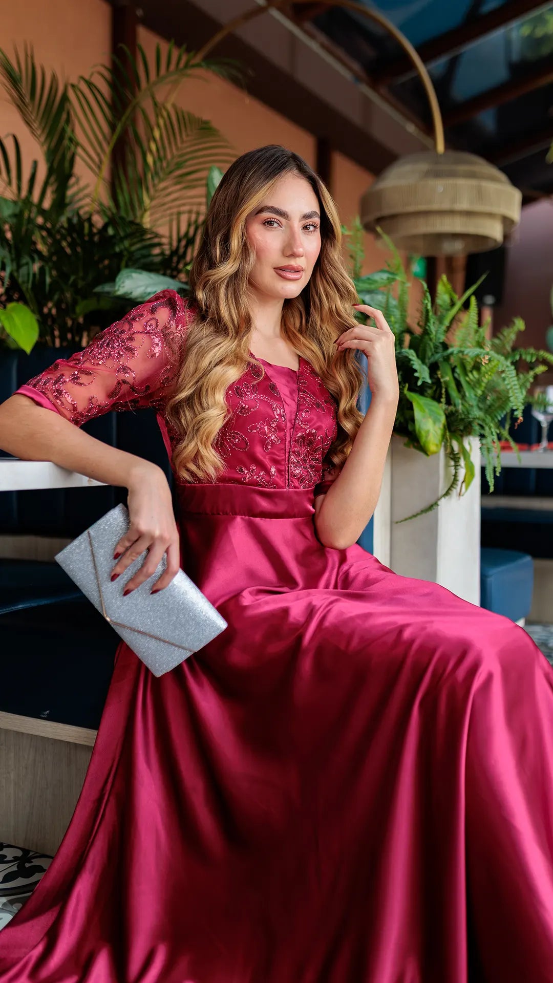 VESTIDO DAMA LARGO- 023899