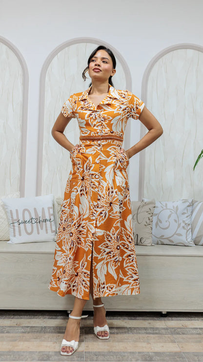 VESTIDO DAMA ESTAMPADO- 023908