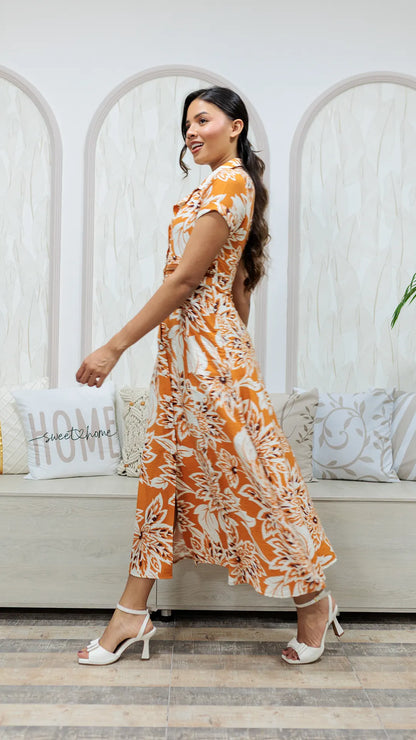 VESTIDO DAMA ESTAMPADO- 023908