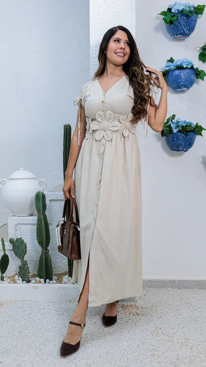 VESTIDO DAMA LARGO- 023923
