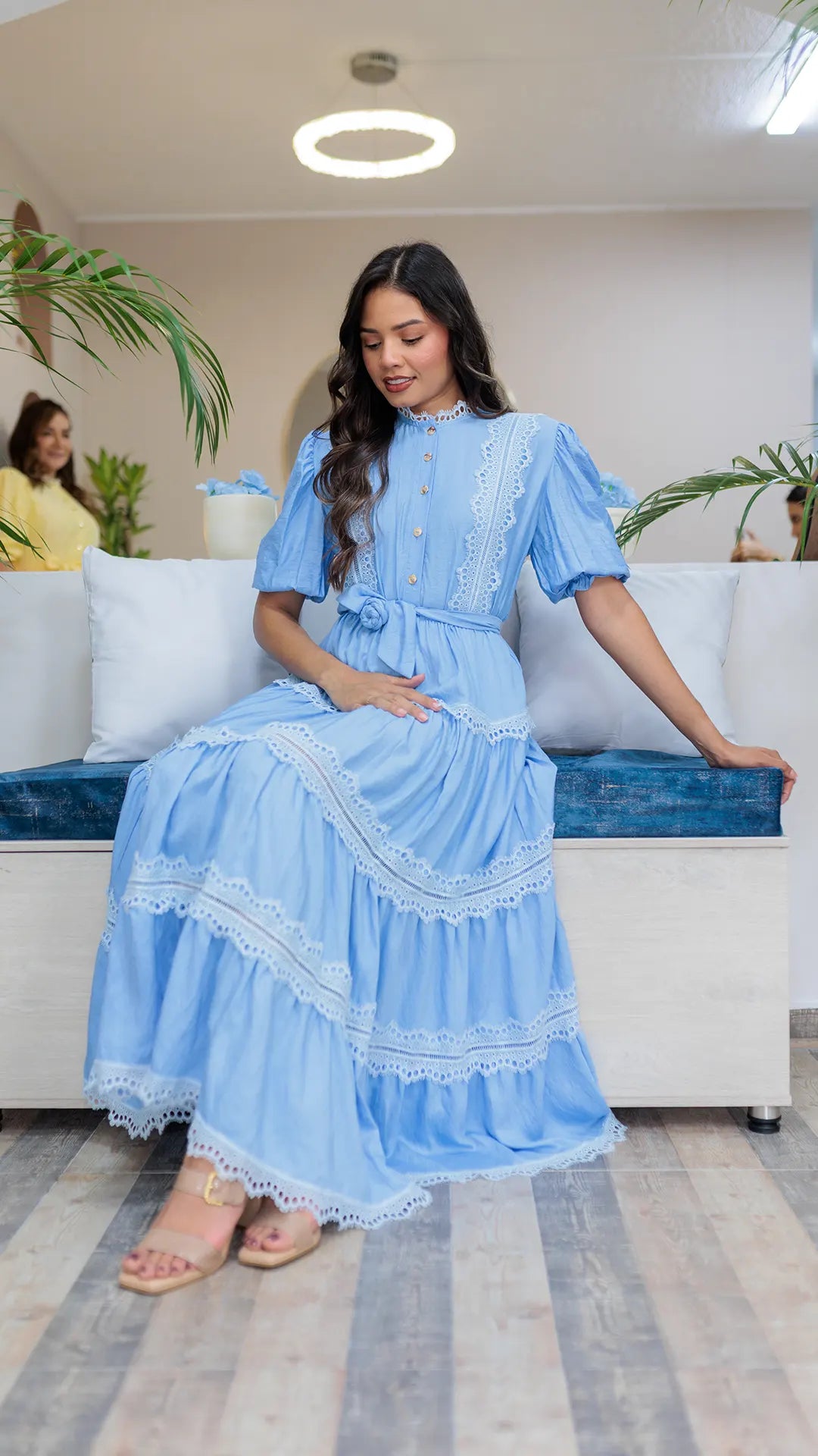 VESTIDO DAMA ENCAJES- 023932