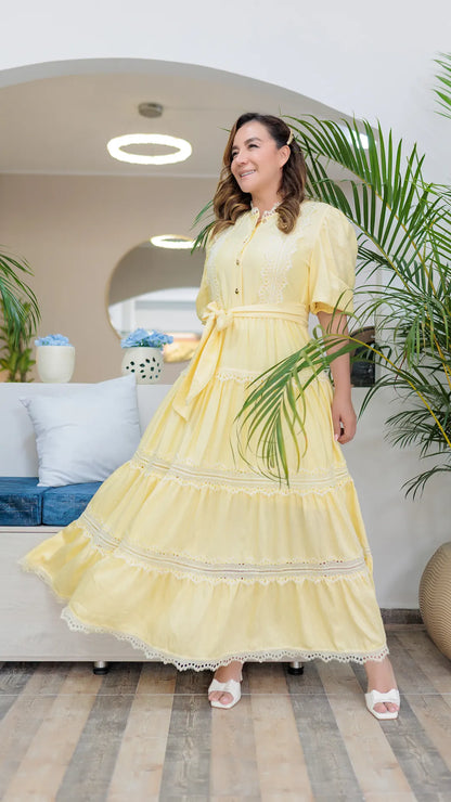 VESTIDO DAMA ENCAJES- 023932