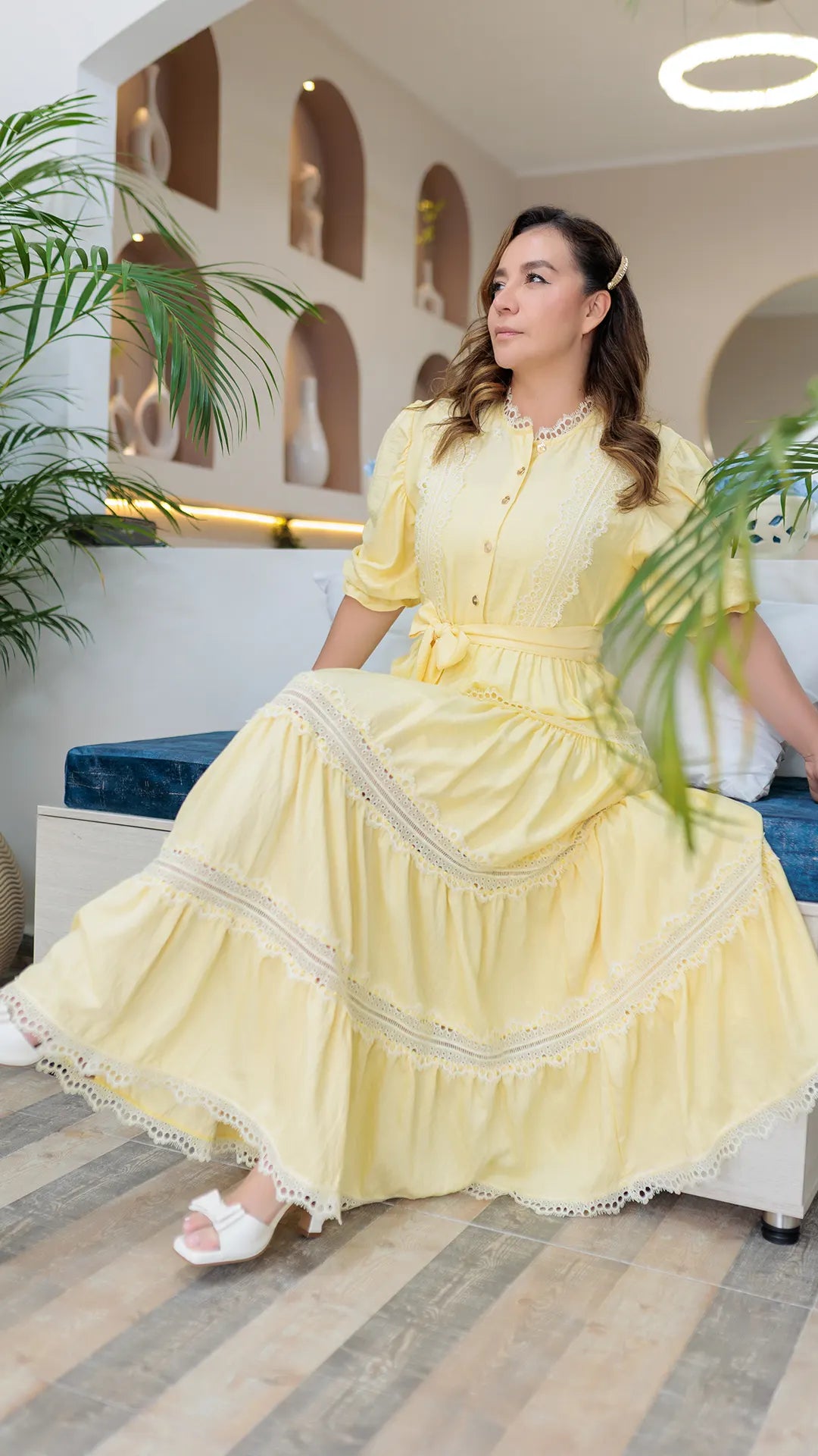 VESTIDO DAMA ENCAJES- 023932