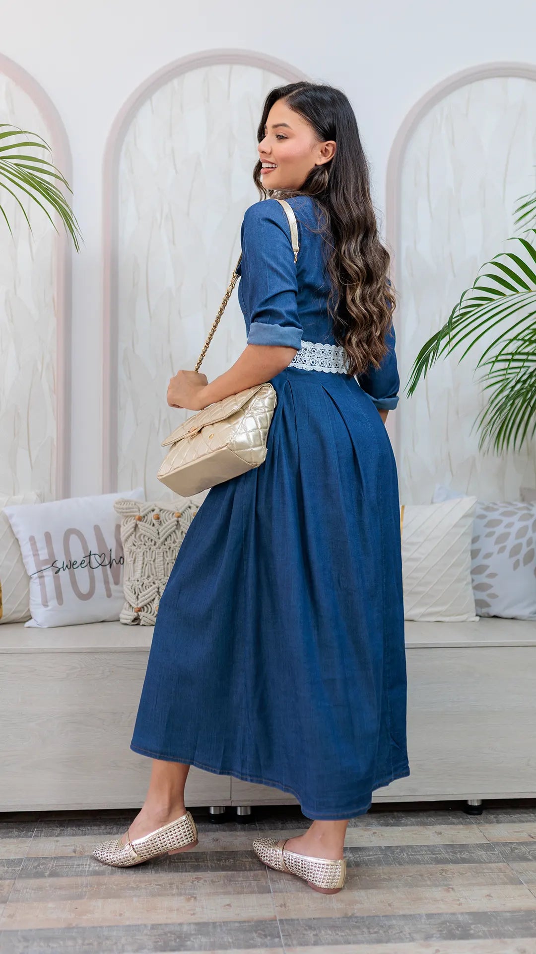VESTIDO DAMA LARGO- 023935