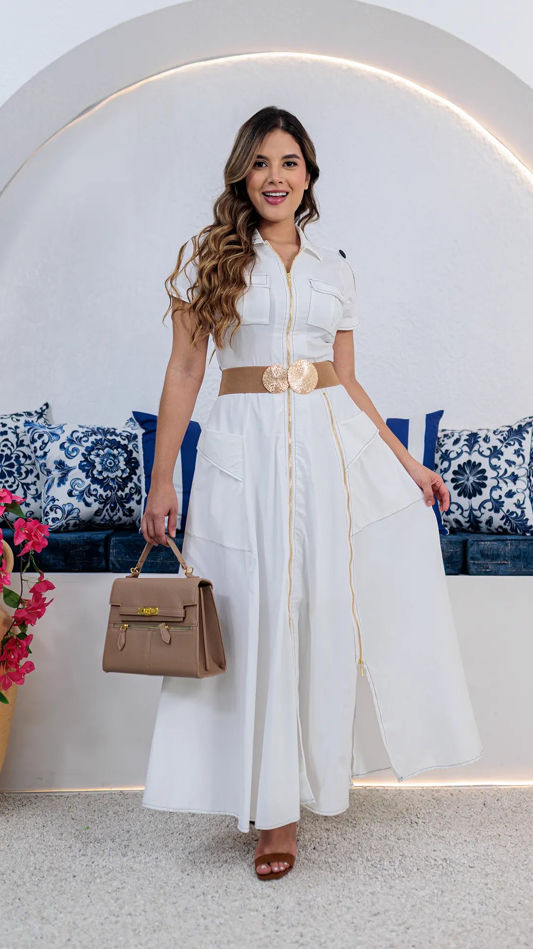 VESTIDO DAMA LARGO- 023937