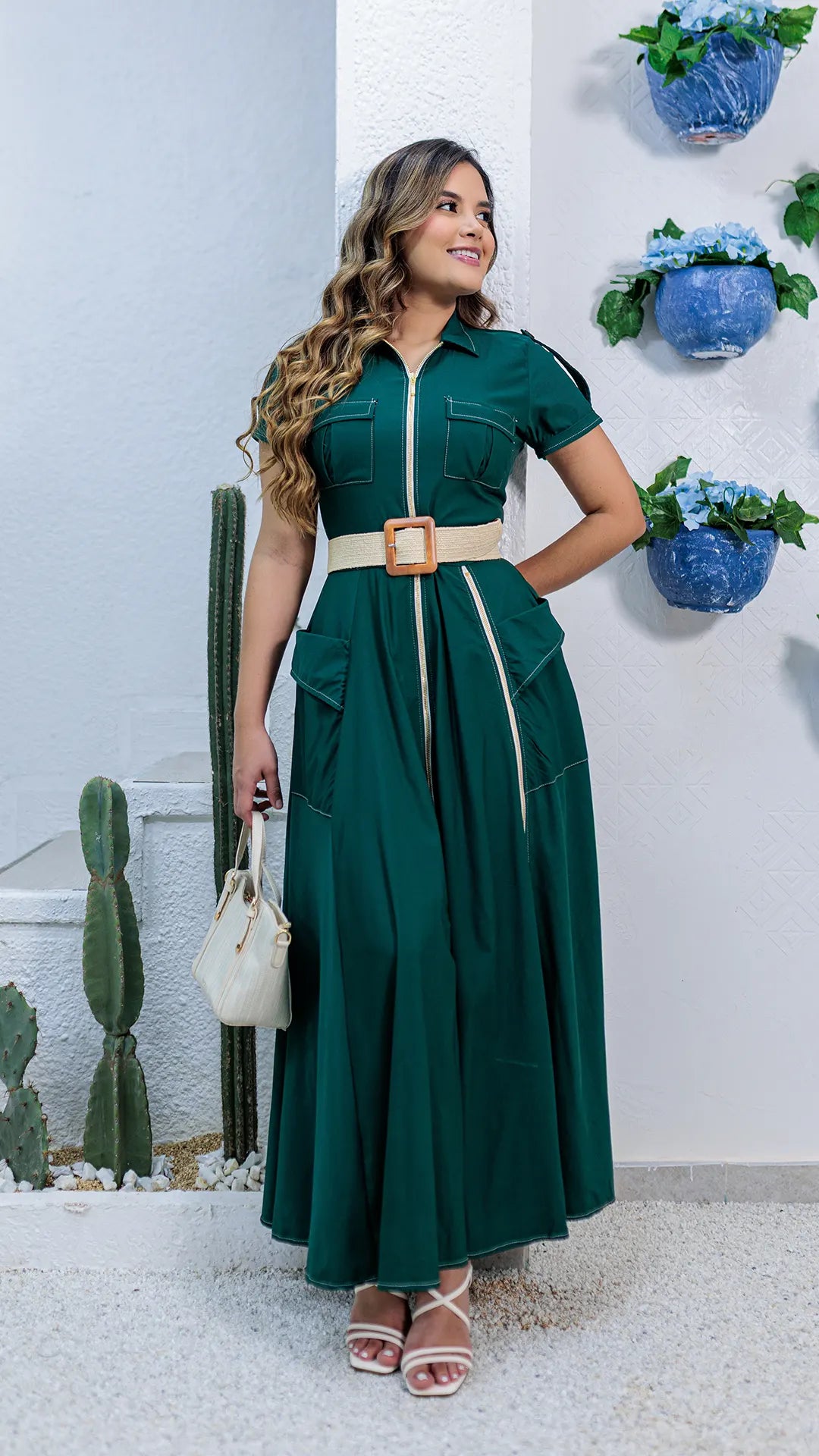 VESTIDO DAMA LARGO- 023937