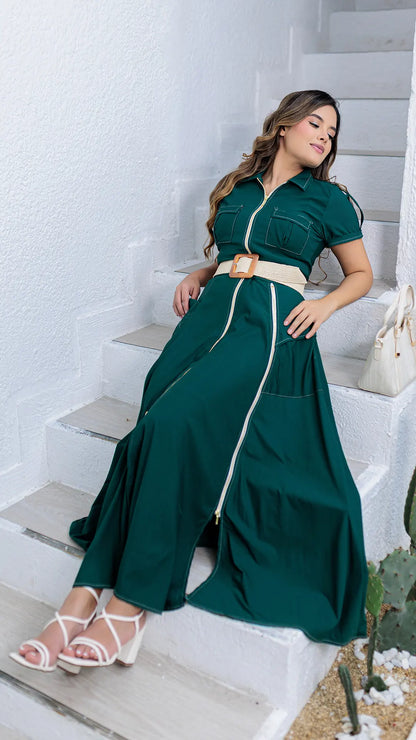 VESTIDO DAMA LARGO- 023937