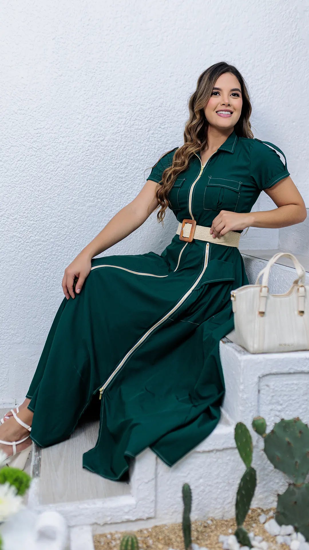 VESTIDO DAMA LARGO- 023937