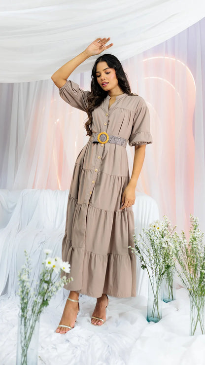 VESTIDO DAMA LARGO- 023967