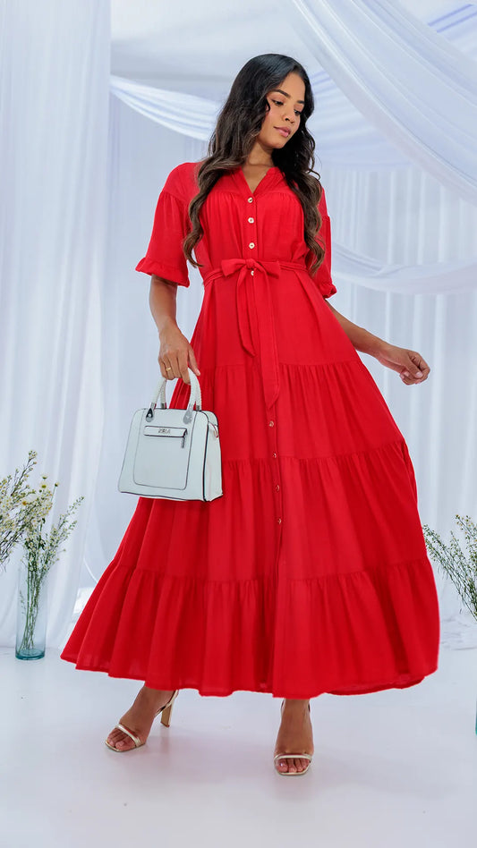 VESTIDO DAMA LARGO- 023953