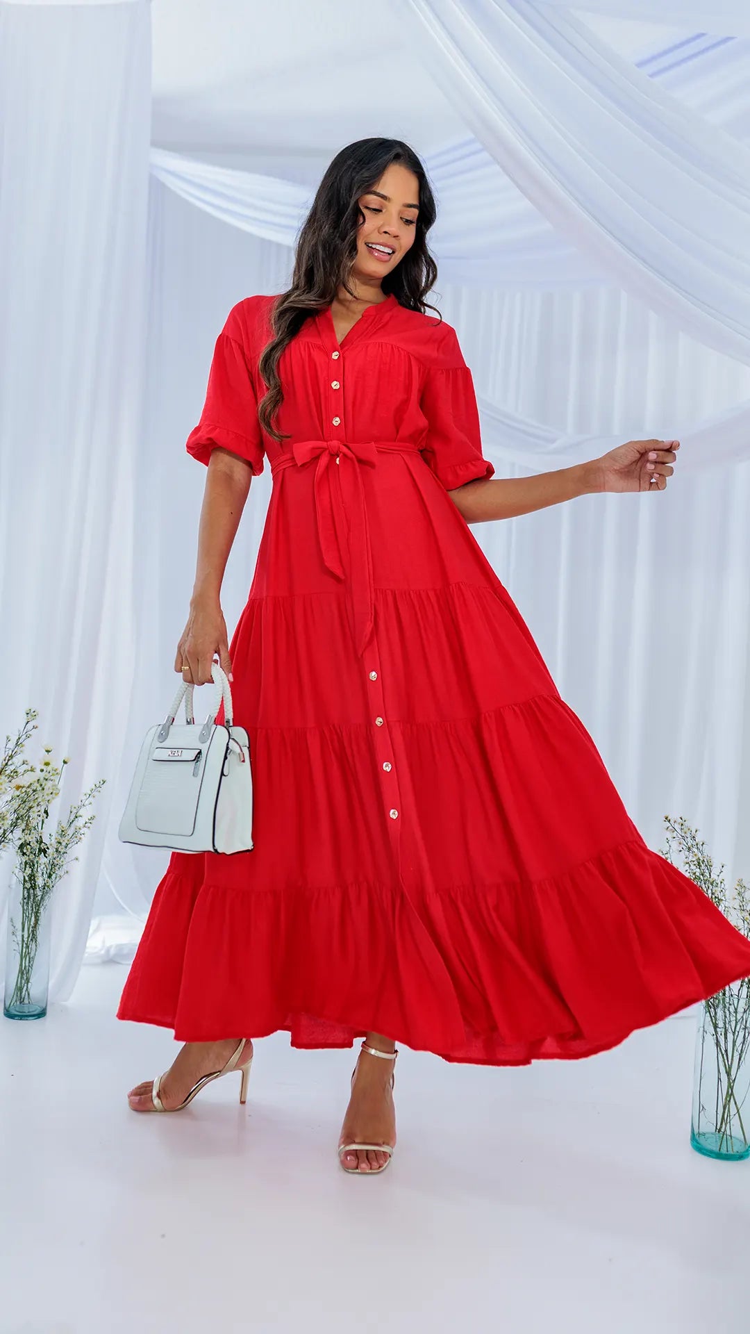 VESTIDO DAMA LARGO- 023953