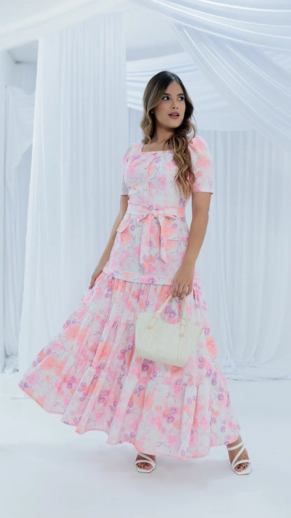 VESTIDO DAMA LARGO- 023957