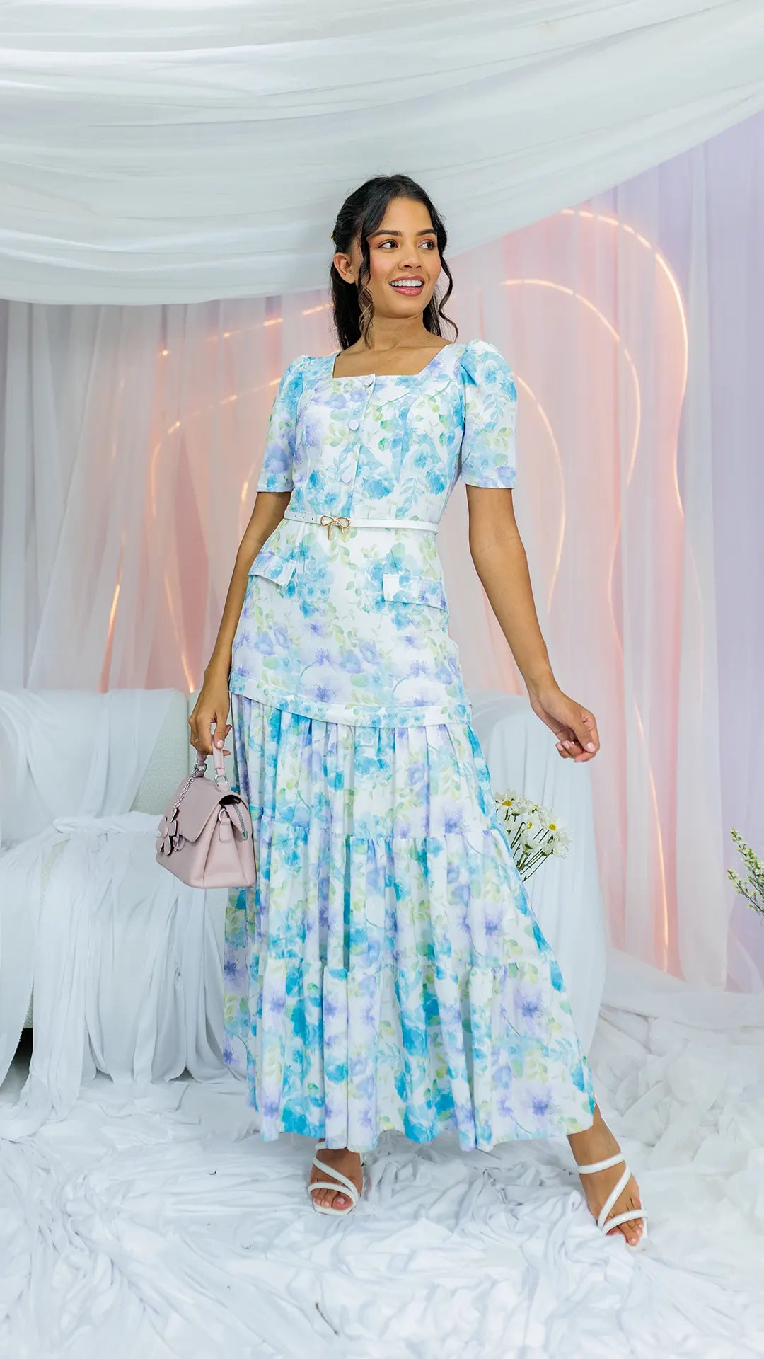 VESTIDO DAMA LARGO- 023957