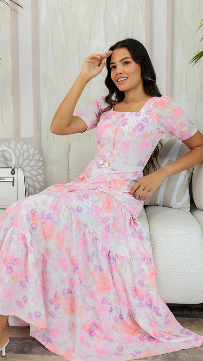 VESTIDO DAMA LARGO- 023957