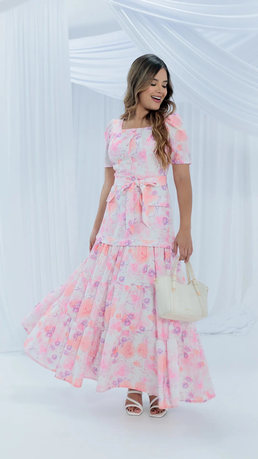 VESTIDO DAMA LARGO- 023957
