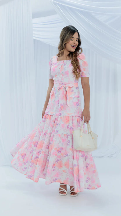 VESTIDO DAMA LARGO- 023957