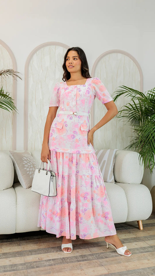 VESTIDO DAMA LARGO- 023957