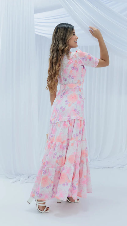 VESTIDO DAMA LARGO- 023957