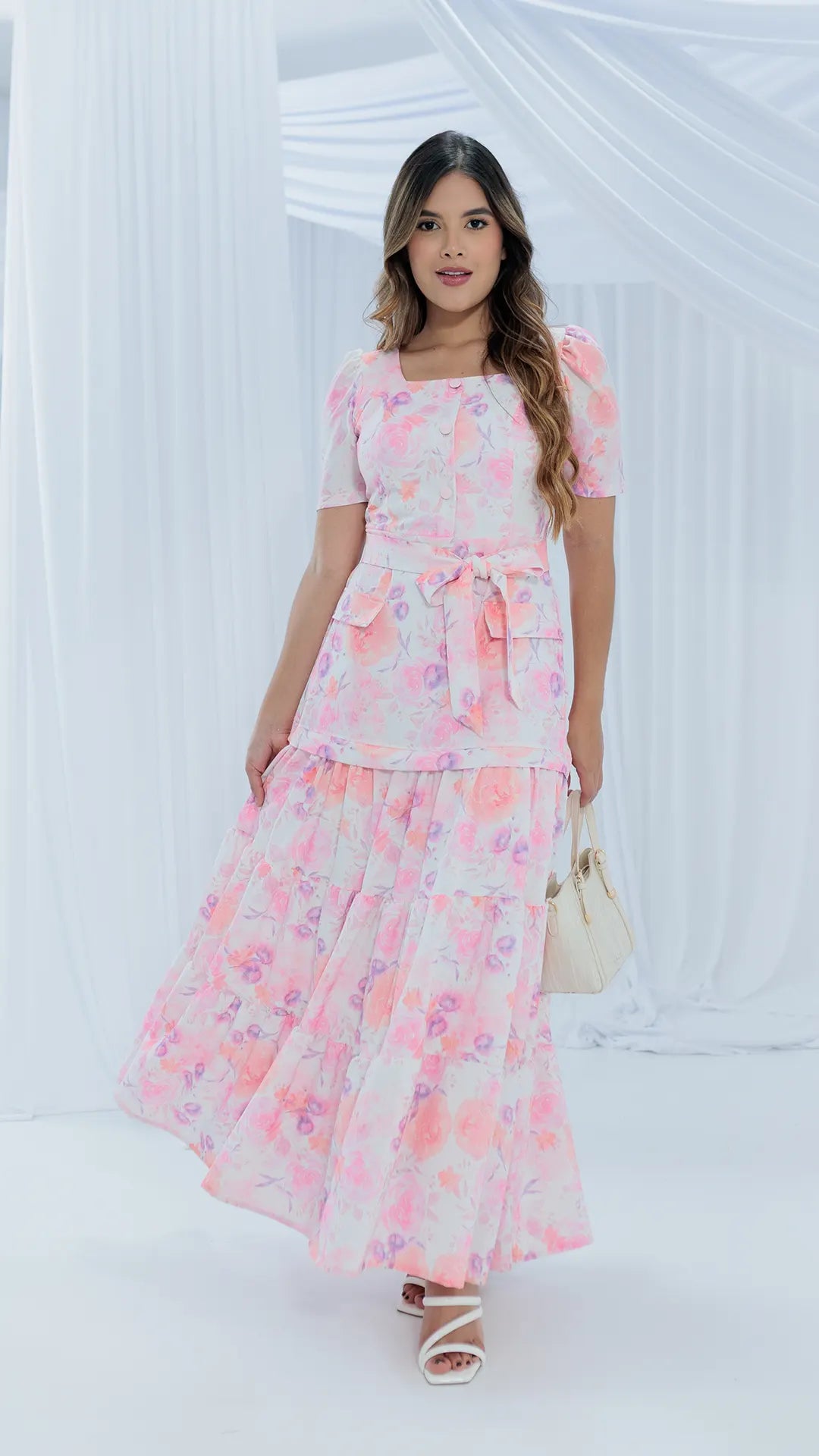 VESTIDO DAMA LARGO- 023957