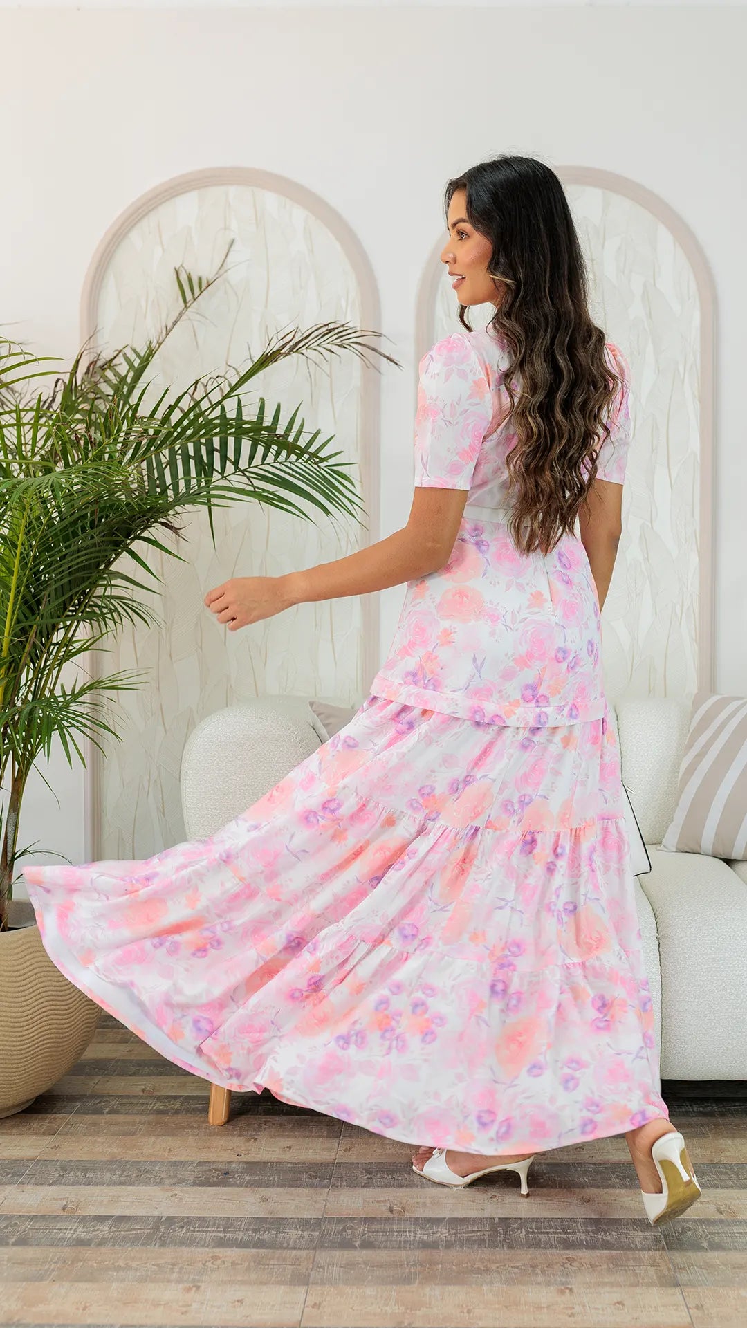 VESTIDO DAMA LARGO- 023957