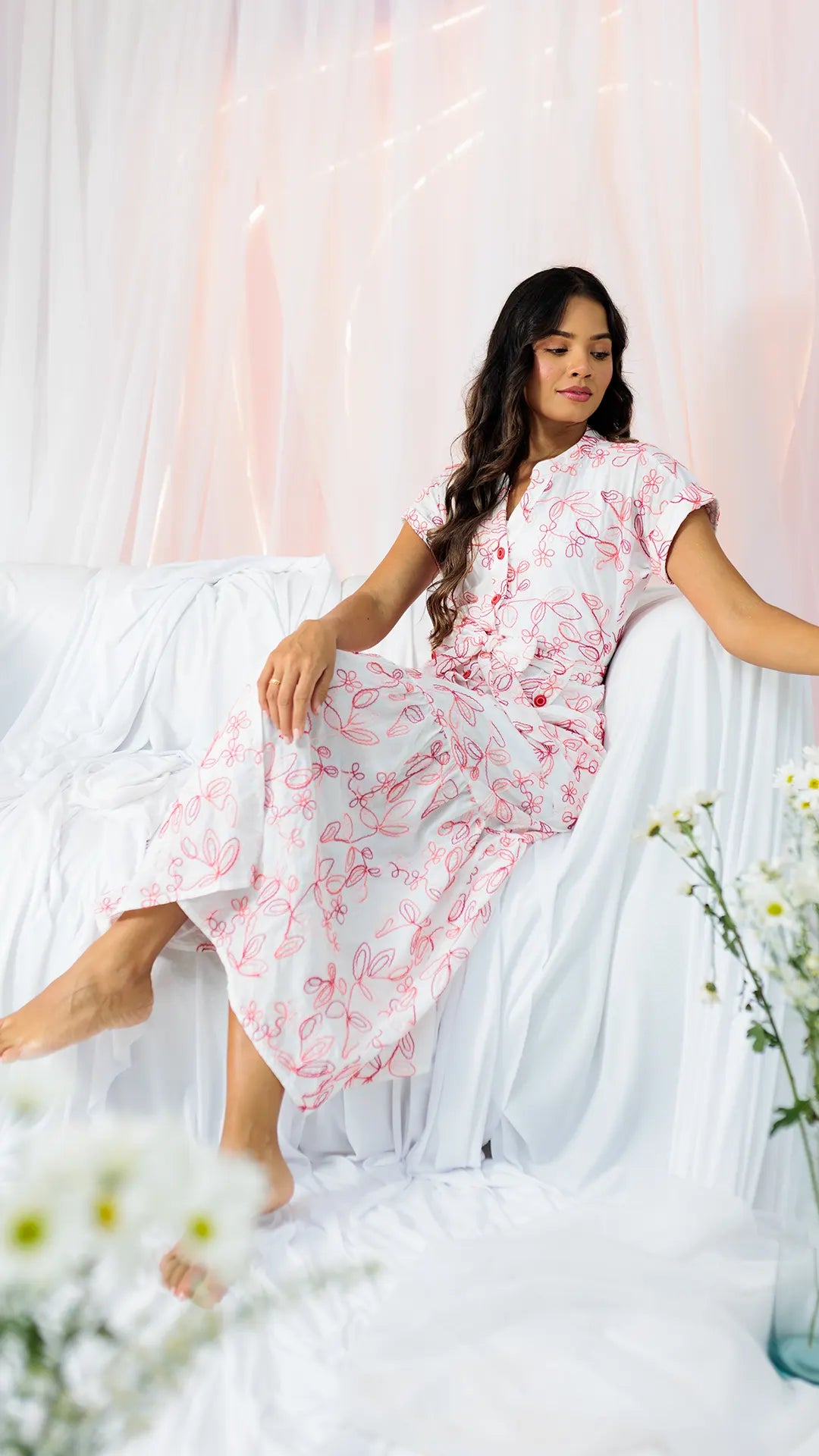 VESTIDO DAMA LARGO- 023965