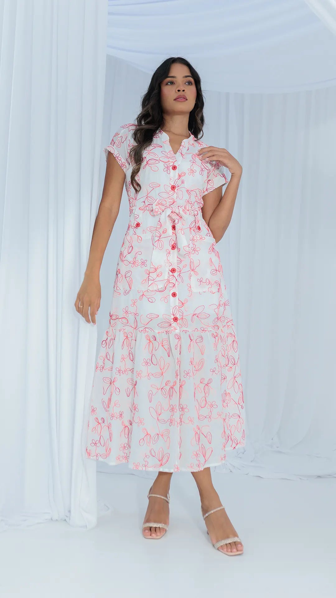 VESTIDO DAMA LARGO- 023965