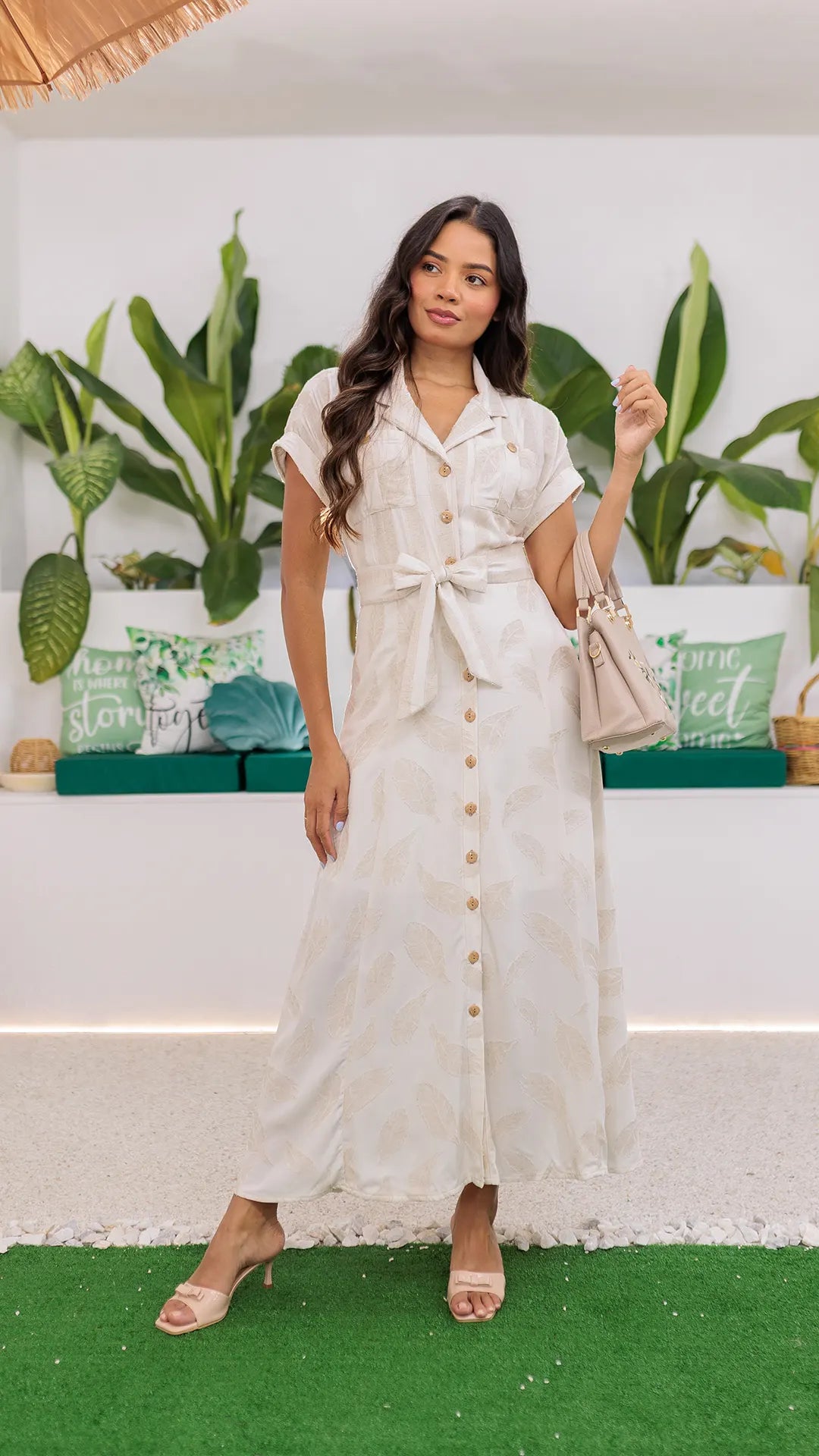 VESTIDO DAMA LINO- 023975