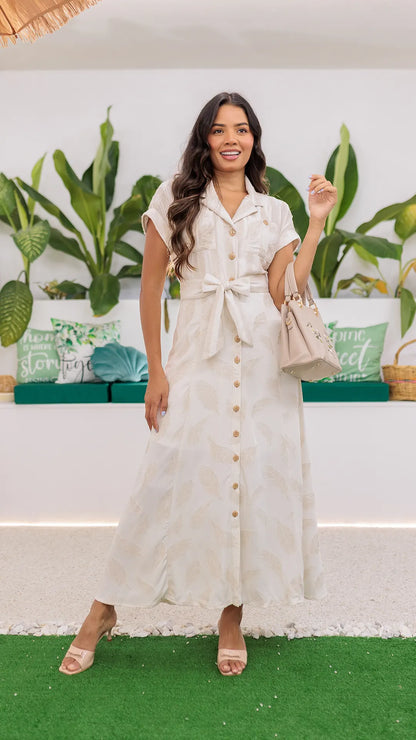 VESTIDO DAMA LINO- 023975
