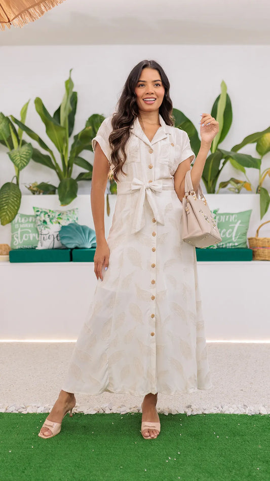 VESTIDO DAMA LINO- 023975