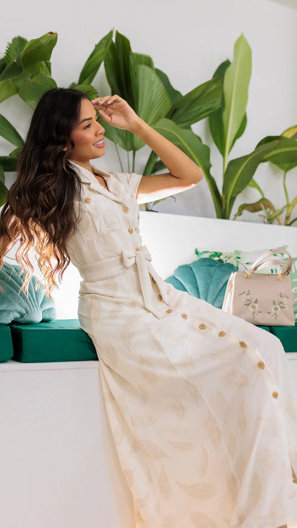 VESTIDO DAMA LINO- 023975