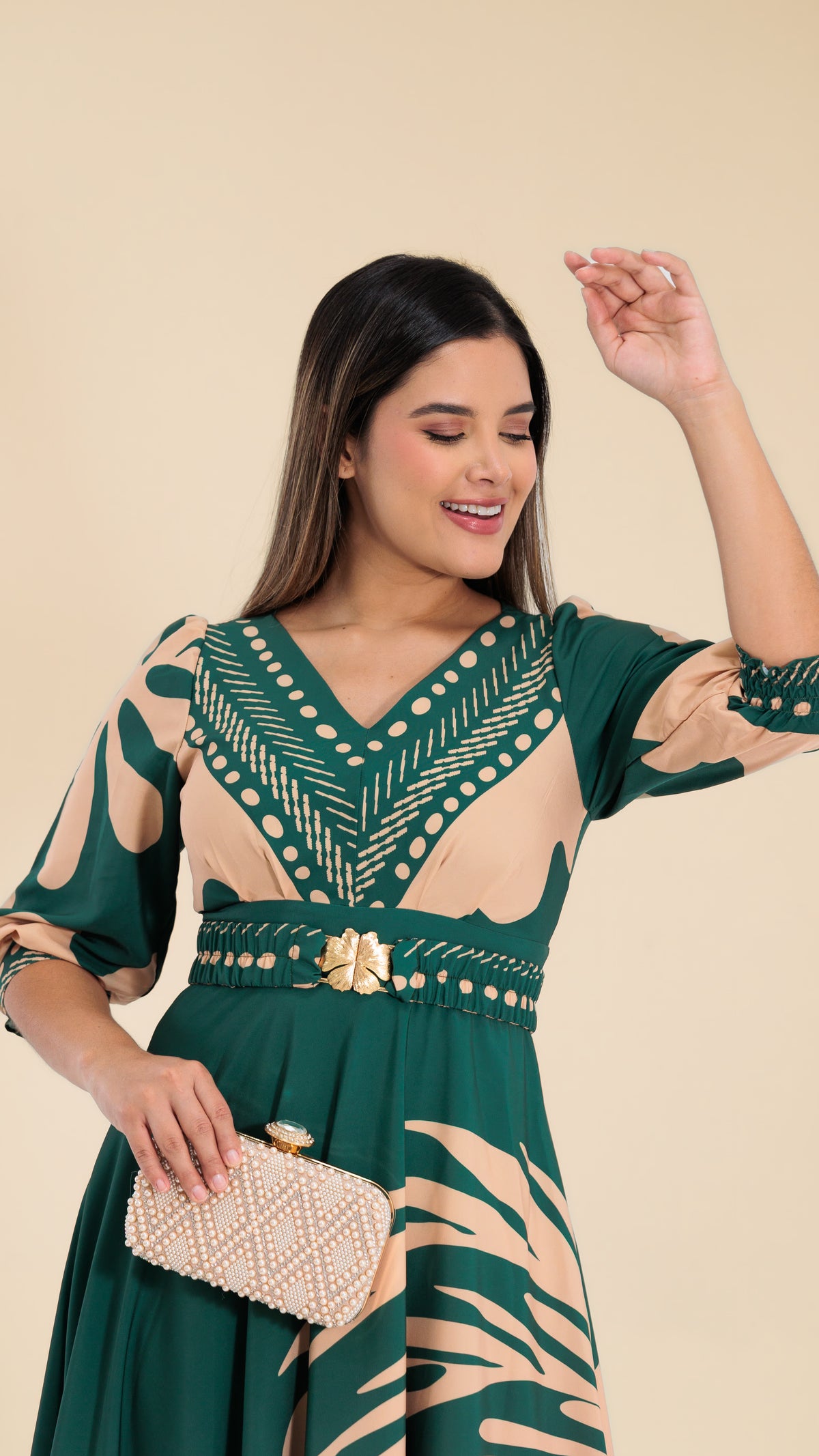 VESTIDO DAMA LARGO- 023983