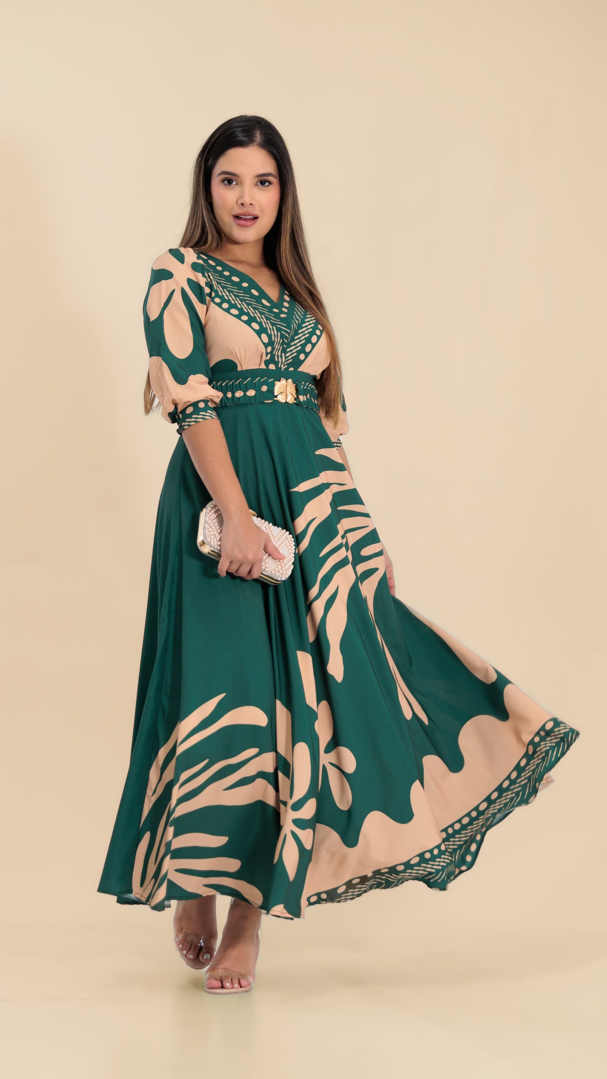 VESTIDO DAMA LARGO- 023983