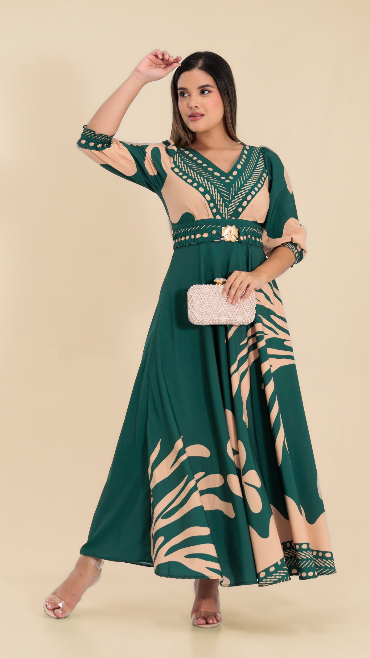 VESTIDO DAMA LARGO- 023983