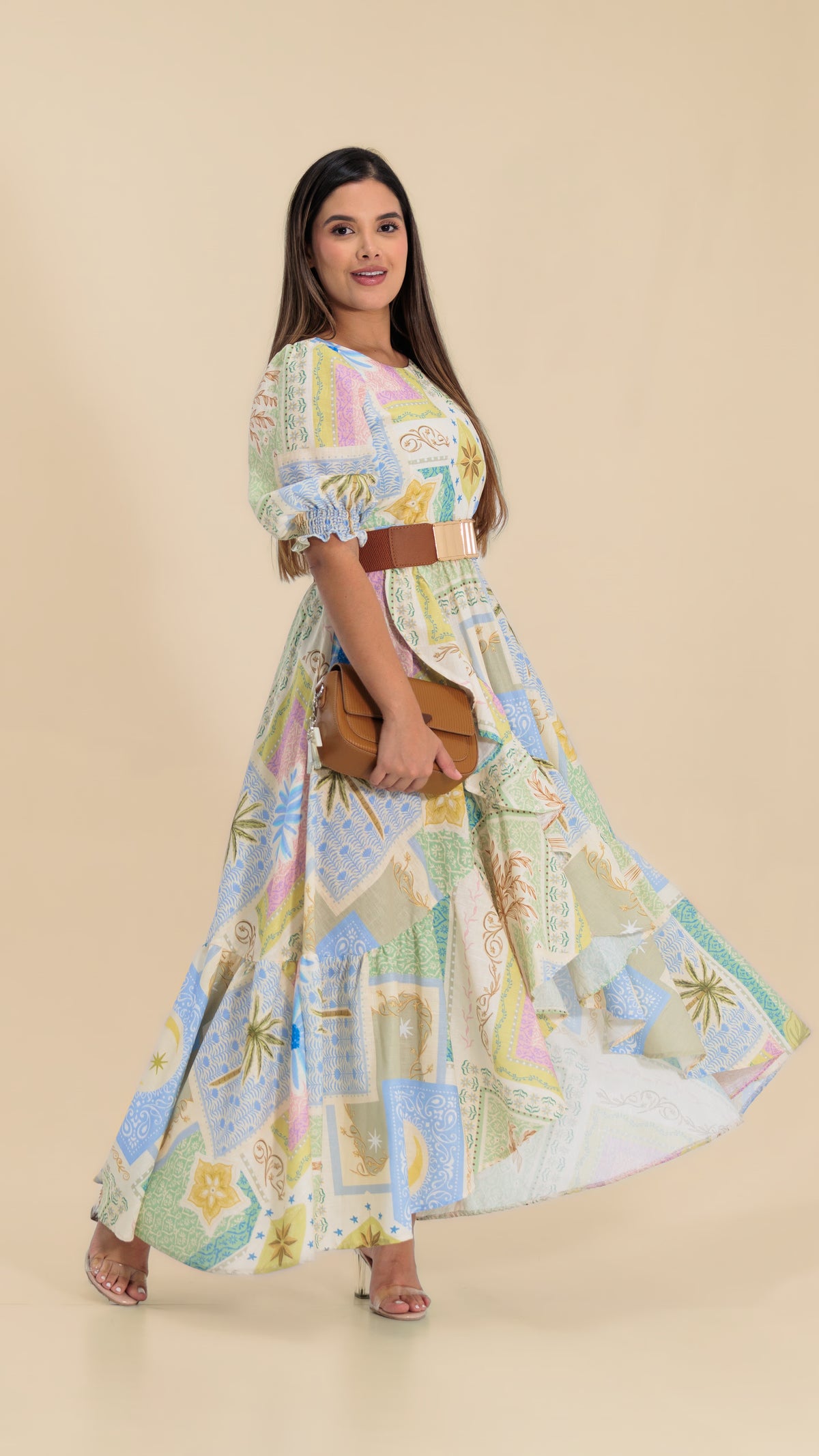 VESTIDO DAMA LINO- 023989
