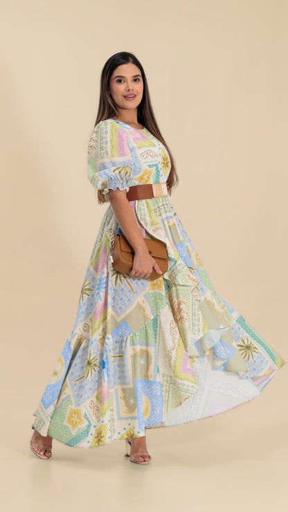 VESTIDO DAMA LINO- 023989
