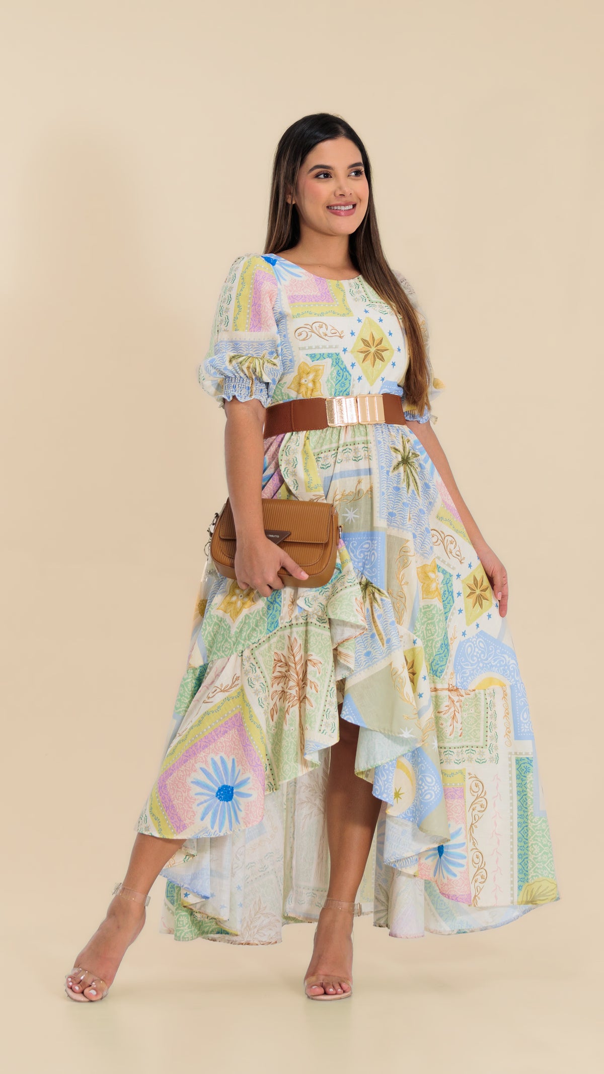 VESTIDO DAMA LINO- 023989